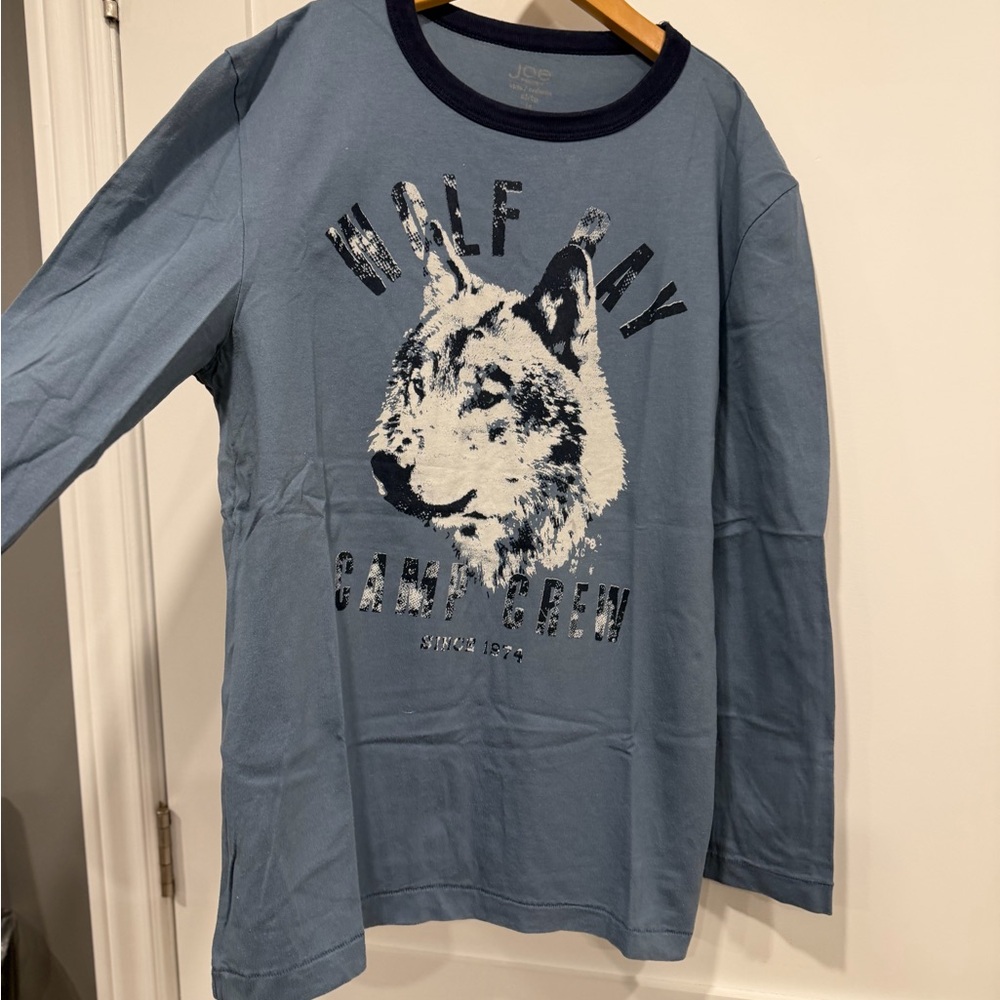 Joe Fresh Gray and Blue Graphic Tees for Kids - Picture 11 of 13